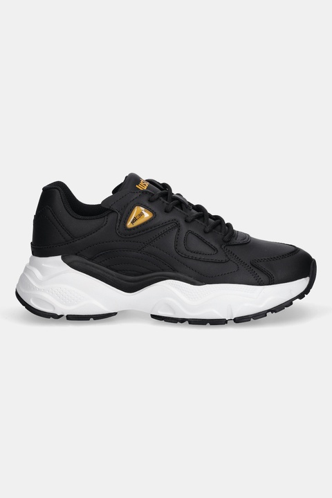 Just Cavalli sneakersy skórzane damskie kolor czarny 79RA3SL1ZPB48899 - zdjęcie produktu nr 2