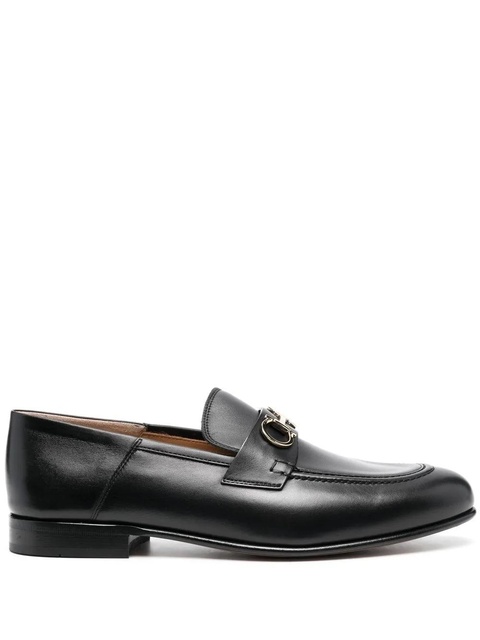Ferragamo 20mm Ottone Gancini-buckle loafers - Black - zdjęcie produktu nr 1