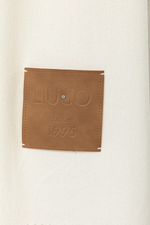 Liu Jo szalik damski kolor beżowy gładki 2F5048.T0300 - zdjęcie produktu nr 2
