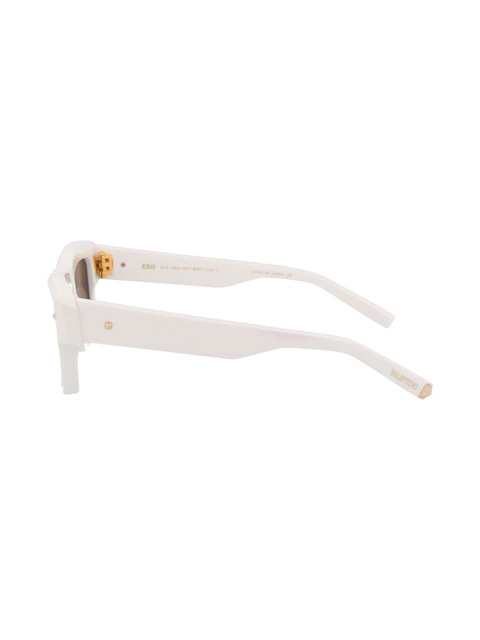 VALENTINO GARAVANI EYEWEAR VLS-106C-50 square-frame sunglasses - White - zdjęcie produktu nr 2