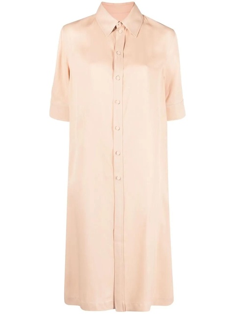 Jil Sander short-sleeve midi shirtdress - Neutrals - zdjęcie produktu nr 1