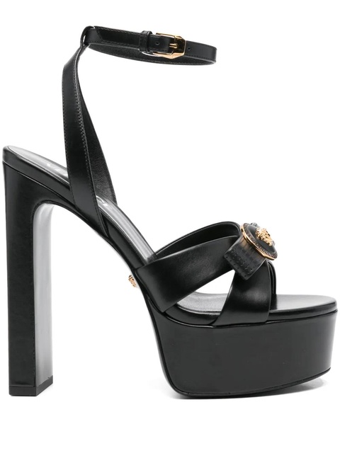 Versace 140mm Gianni Ribbon sandals - Black - zdjęcie produktu nr 1