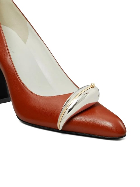 Tory Burch 90mm pierced XL pumps - Red - zdjęcie produktu nr 2