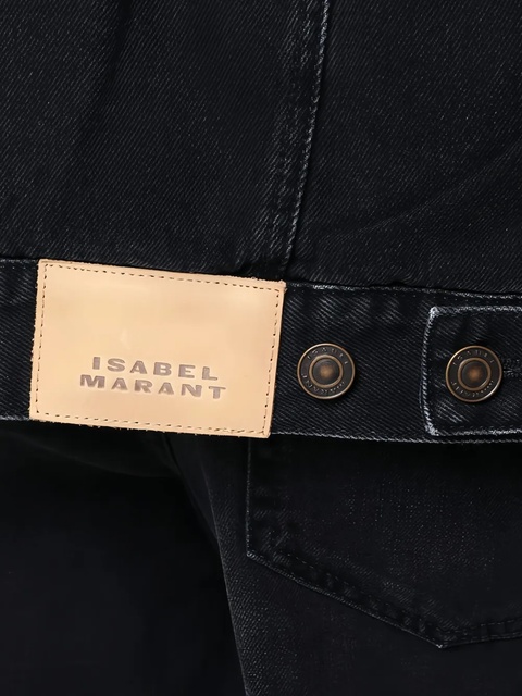 ISABEL MARANT Pimia cotton jacket - Black - zdjęcie produktu nr 2