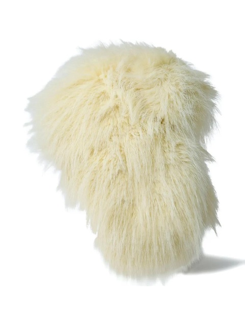 Jacquemus Grande Chapka voluminous faux-fur headpiece - Neutrals - zdjęcie produktu nr 2