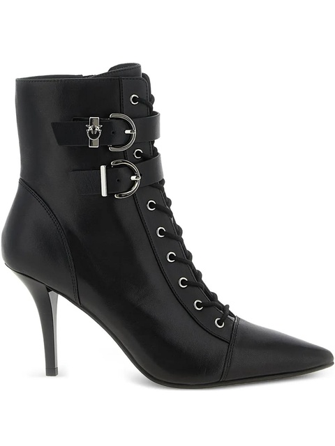 PINKO 90mm lace-up ankle boots - Black - zdjęcie produktu nr 1