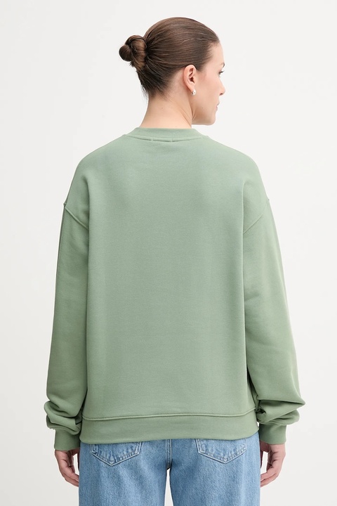Lacoste bluza bawełniana kolor zielony gładka SH7745 - zdjęcie produktu nr 2