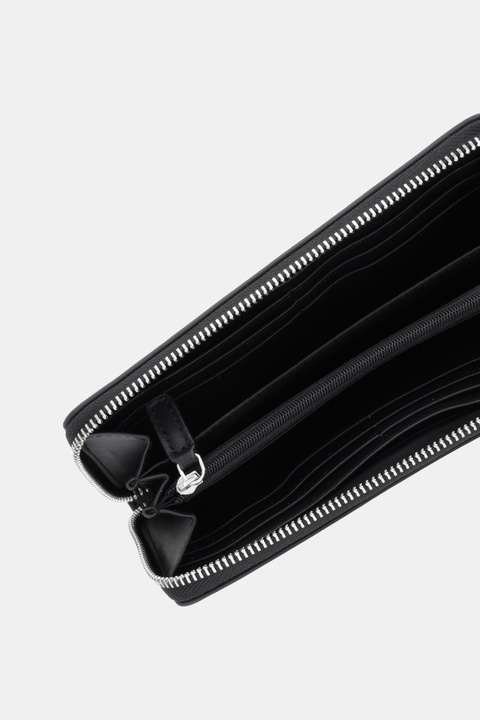 Tommy Jeans portfel damski kolor czarny AW0AW17879 - zdjęcie produktu nr 2