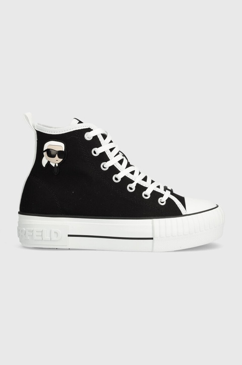 Karl Lagerfeld trampki KAMPUS MAX NFT damskie kolor czarny KL60444 - zdjęcie produktu nr 1