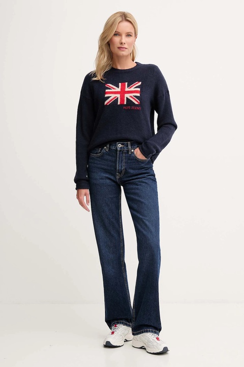 Pepe Jeans sweter damski kolor granatowy PL7000058 - zdjęcie produktu nr 1