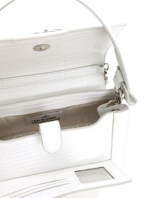 Vivienne Westwood medium Hazel leather shoulder bag - White - zdjęcie produktu nr 2