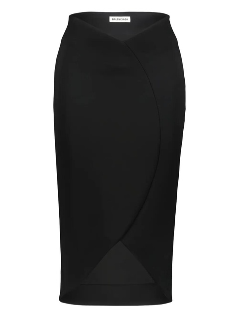 Balenciaga Circle midi skirt - Black - zdjęcie produktu nr 1