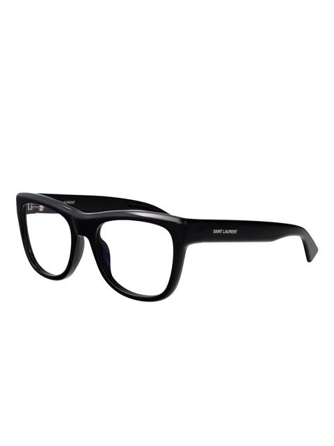 Saint Laurent Eyewear rectangle-frame glasses - Black - zdjęcie produktu nr 2