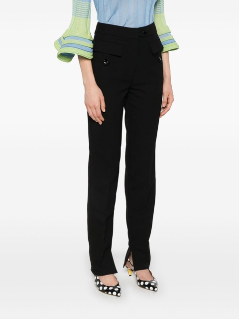 GANNI tapered trousers - Black - zdjęcie produktu nr 2