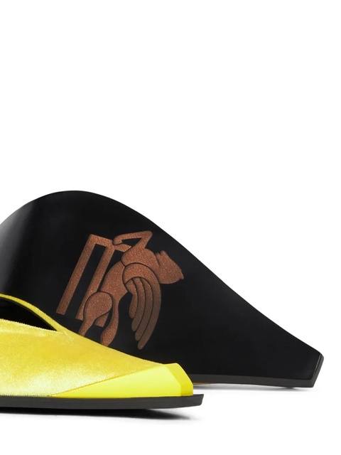 ETRO velvet buckled pumps - Yellow - zdjęcie produktu nr 2