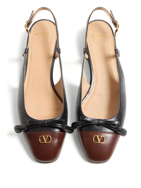 Valentino Garavani 25mm Valet du Roi slingback ballet flats - Black - zdjęcie produktu nr 2