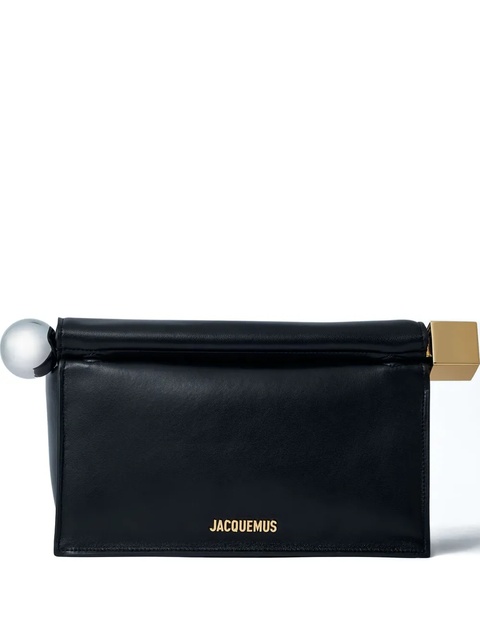 Jacquemus Rond Carré clutch bag - Black - zdjęcie produktu nr 1