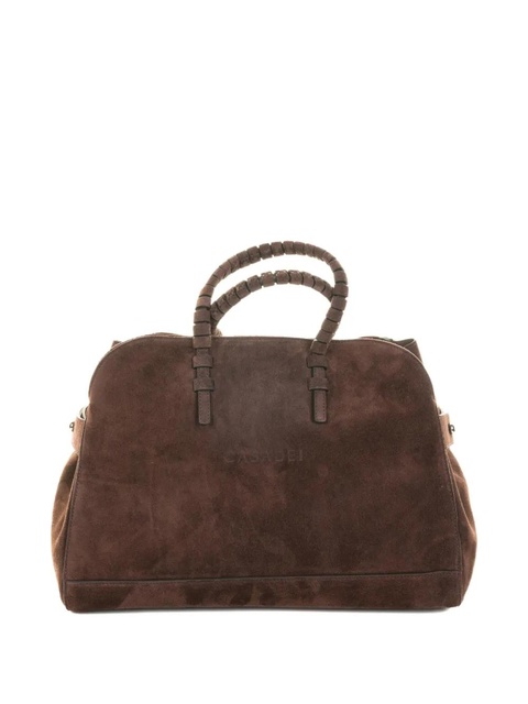 Casadei Park Avenue suede tote bag - Brown - zdjęcie produktu nr 2