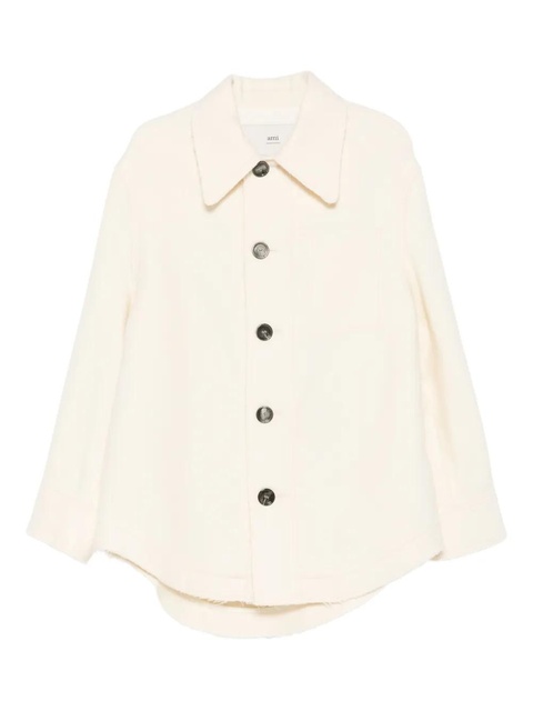 AMI Paris buttoned jacket - Neutrals - zdjęcie produktu nr 1