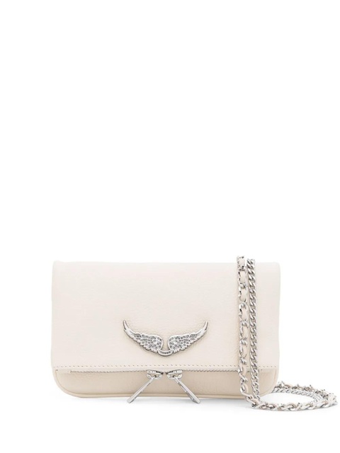 Zadig&Voltaire Swing Your Wings Rock Nano leather crossbody bag - White - zdjęcie produktu nr 2