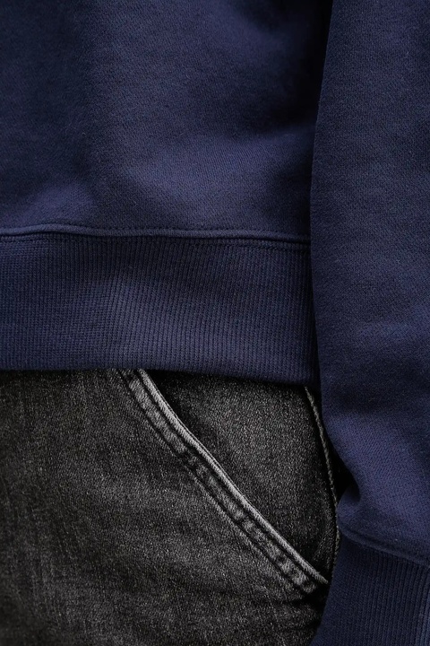 United Colors of Benetton bluza damska kolor granatowy z aplikacją 3WNWD3011 - zdjęcie produktu nr 2