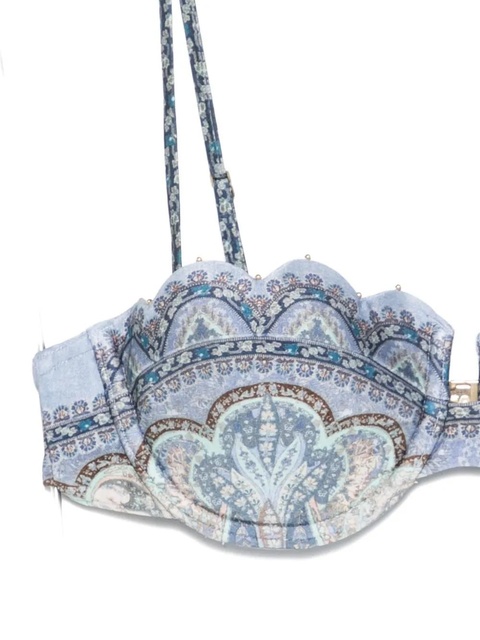 ZIMMERMANN Wanderlust bikini top - Blue - zdjęcie produktu nr 2