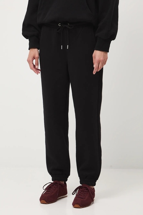 Medicine spodnie dresowe damskie kolor czarny gładkie - zdjęcie produktu nr 2