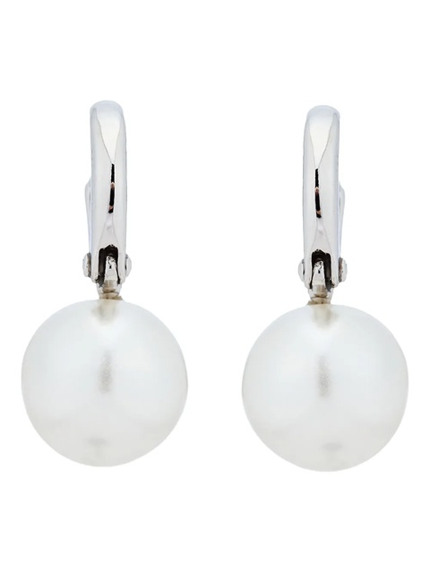 Simone Rocha pearl hoop earrings - Silver - zdjęcie produktu nr 2