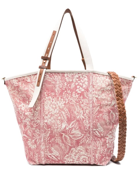 Golden Goose toile de jouy-print canvas tote bag - Red - zdjęcie produktu nr 1