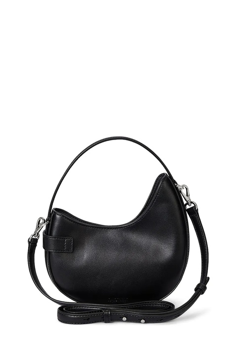 Lauren Ralph Lauren torebka skórzana kolor czarny 431980159 - zdjęcie produktu nr 2