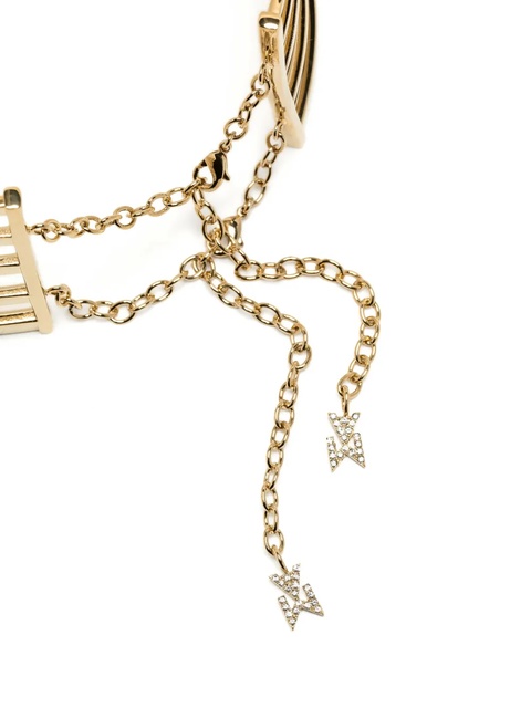 Amina Muaddi Angelica stacked choker - Gold - zdjęcie produktu nr 2