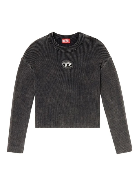 Diesel M-Anchorex logo-detail sweater - Black - zdjęcie produktu nr 1