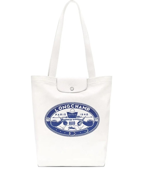 Longchamp medium Le Pliage tote bag - White - zdjęcie produktu nr 1