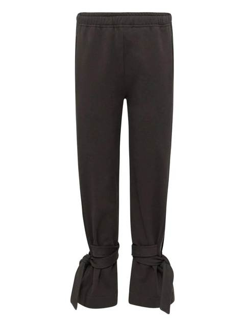 JW Anderson tie-fastening cuffed trousers - Brown - zdjęcie produktu nr 1