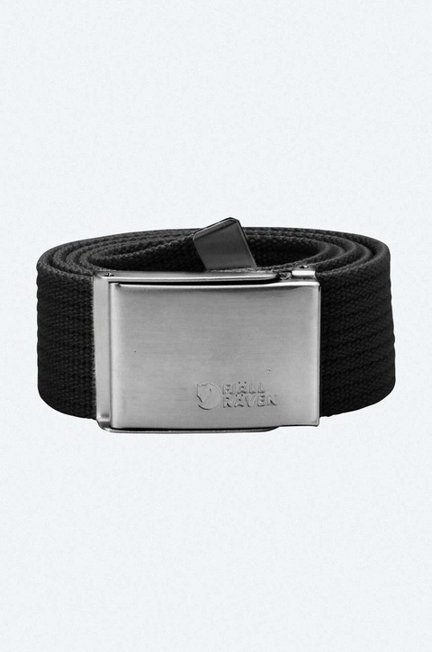 Fjallraven pasek Canvas Belt kolor czarny F77029.550-550 - zdjęcie produktu nr 2
