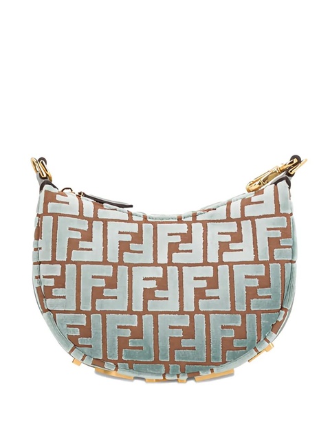 FENDI mini Fendigraph jacquard tote bag - Green - zdjęcie produktu nr 1