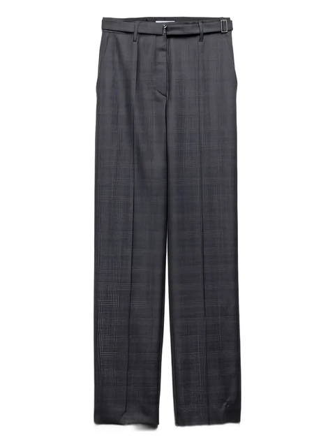 Prada pleated belted trousers - Grey - zdjęcie produktu nr 2
