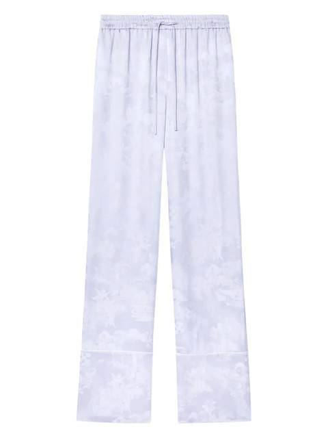 Off-White Fresco-jacquard pyjamas trousers - zdjęcie produktu nr 1