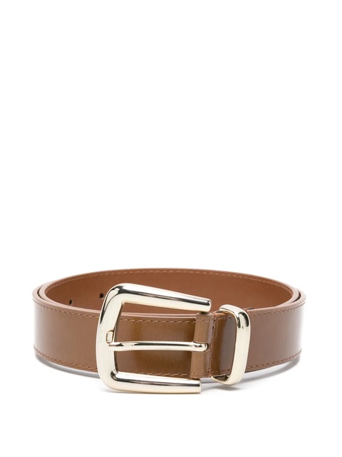 Maje leather belt - Brown - zdjęcie produktu nr 1