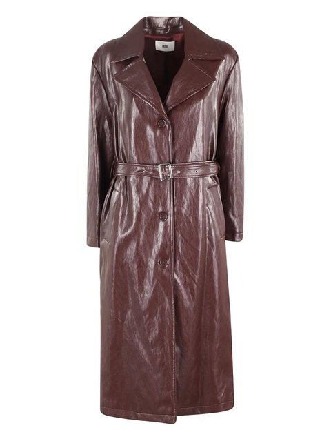 SOLOTRE belted jacket - Brown - zdjęcie produktu nr 2