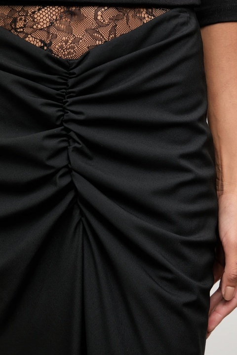 Answear.LAB spódnica kolor szary midi prosta - zdjęcie produktu nr 2