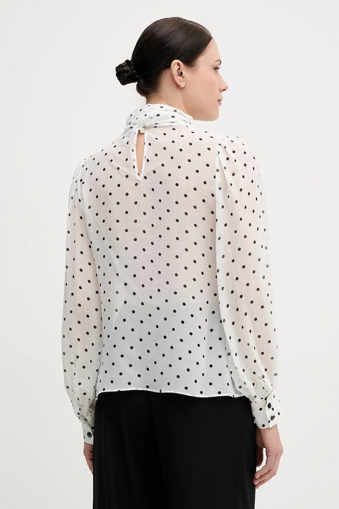 Pedro del Hierro bluzka damska kolor biały wzorzysta - zdjęcie produktu nr 2