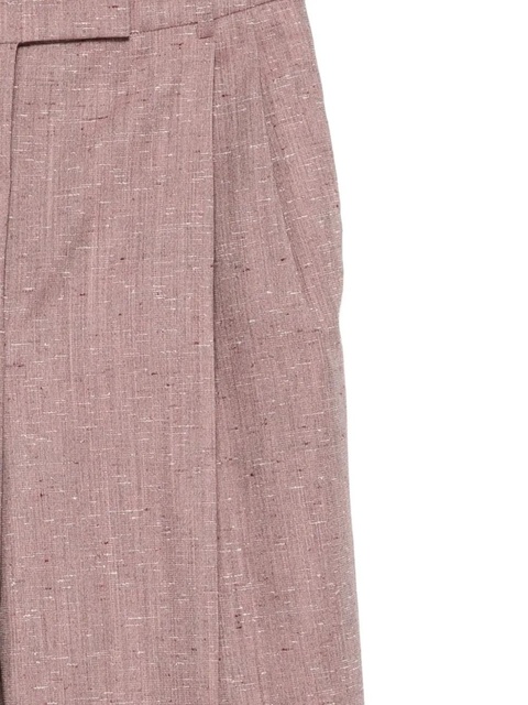 Róhe mid-waist tweed trousers - Purple - zdjęcie produktu nr 2