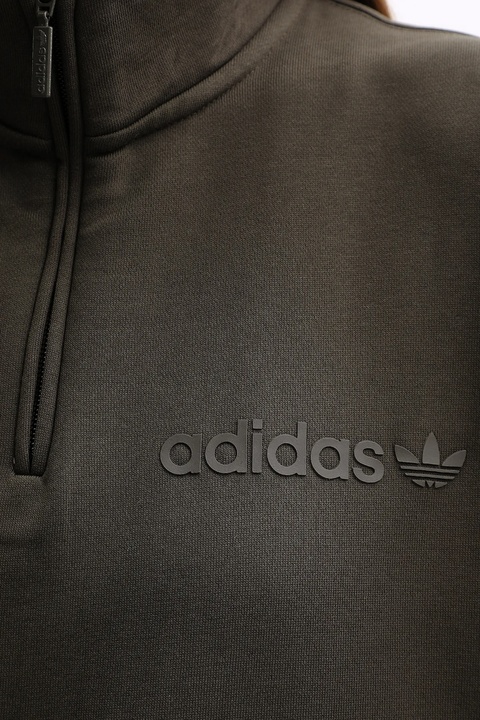 adidas Originals bluza Essentials damska kolor zielony gładka JW1025 - zdjęcie produktu nr 2