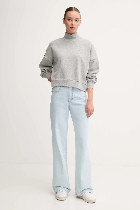 Pepe Jeans bluza damska kolor szary gładka PL5800007 - zdjęcie produktu nr 1