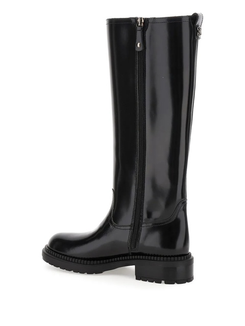 Casadei zip-up leather boots - Black - zdjęcie produktu nr 2
