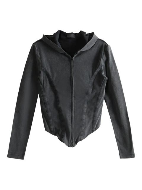 Balenciaga zip top hoodie - Grey - zdjęcie produktu nr 1