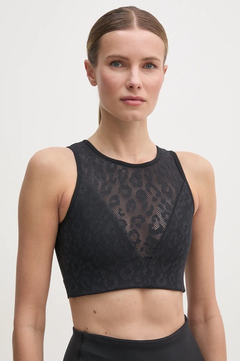 Reebok top treningowy kolor czarny 100214344 - zdjęcie produktu nr 1