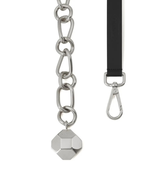 Lanvin chain-link leather belt - Silver - zdjęcie produktu nr 2