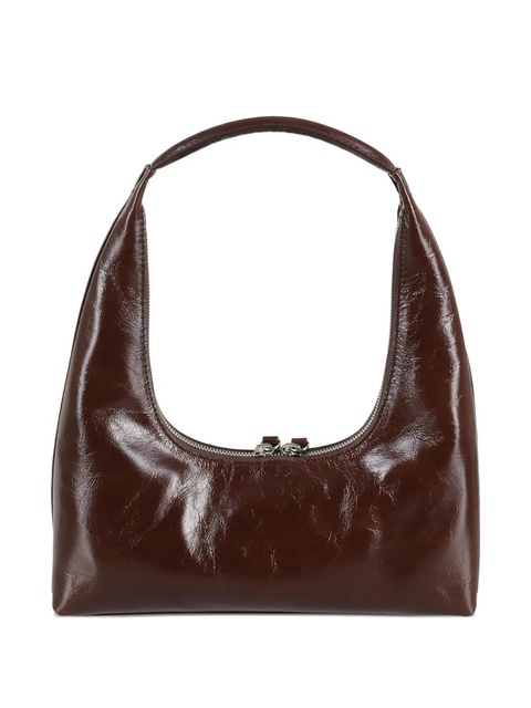 Marge Sherwood crinkled-leather shoulder bag - Brown - zdjęcie produktu nr 2